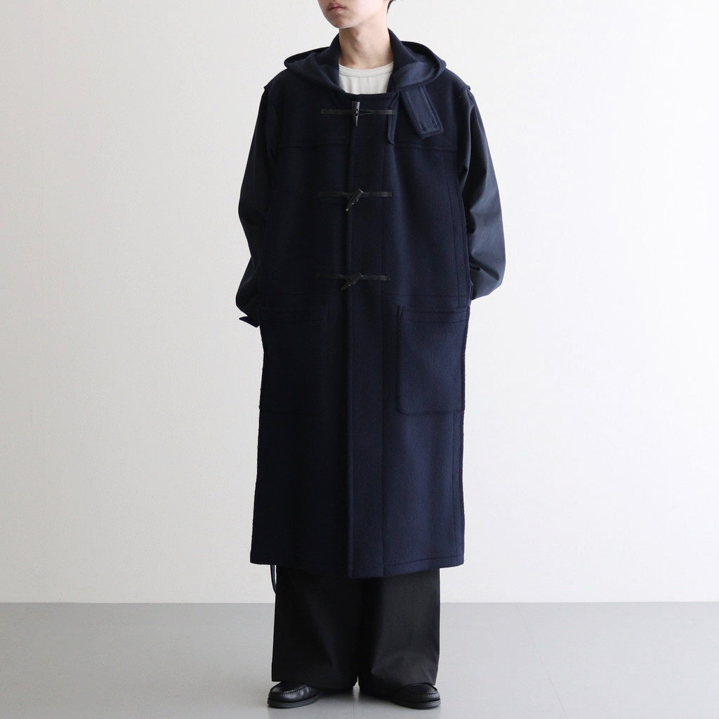 BROKEN DUFFLE COAT #DARK NAVY [YK23FW0520C]
