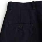 chino tuck straight #navy [65635]
