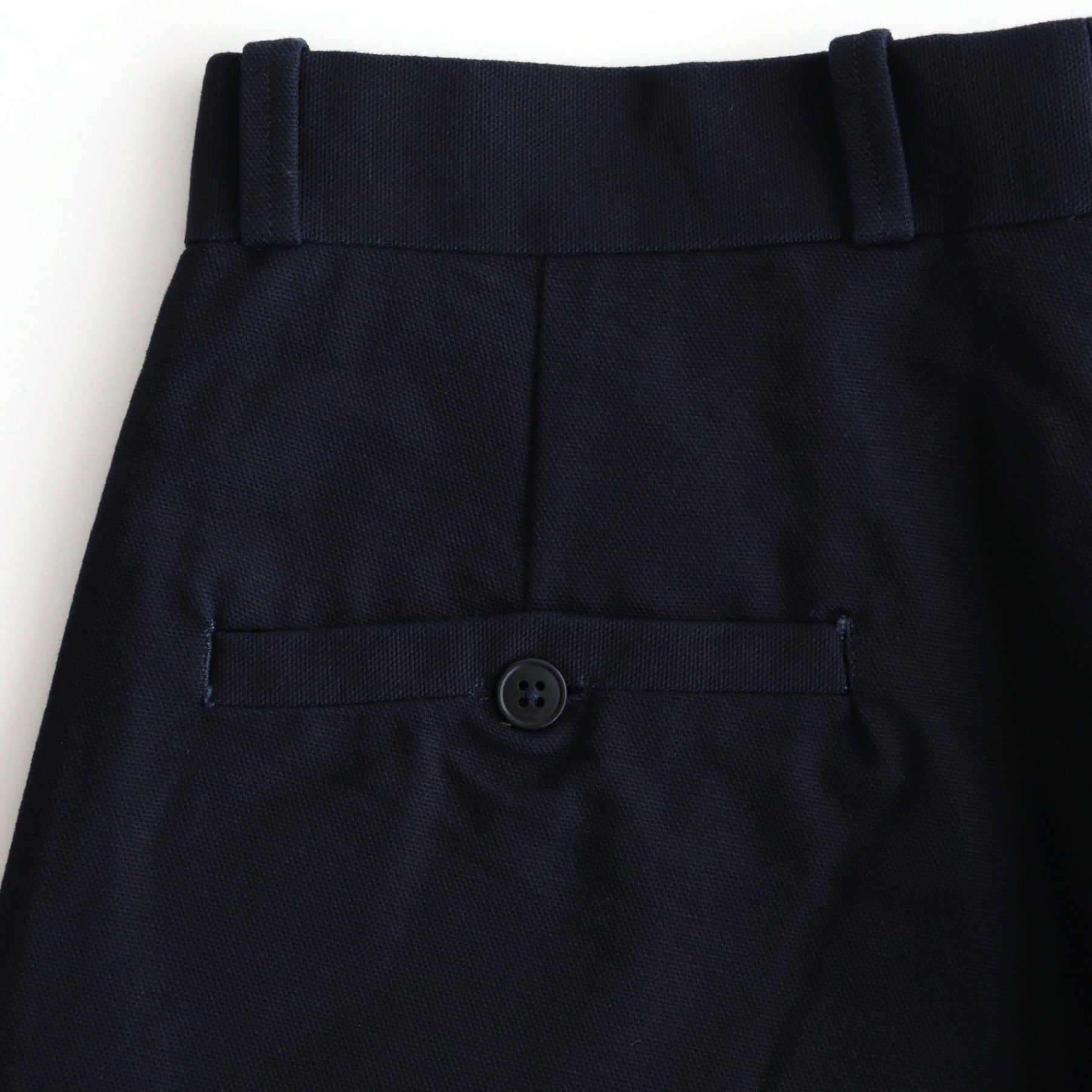 chino tuck straight #navy [65635]