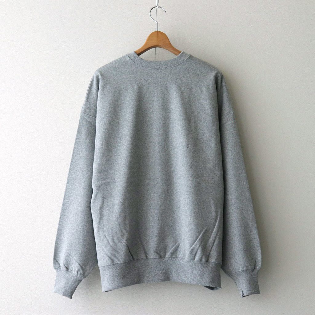 LIGHT OZ CREW NECK SWEAT #H.GRAY [FSC251-70160B]
