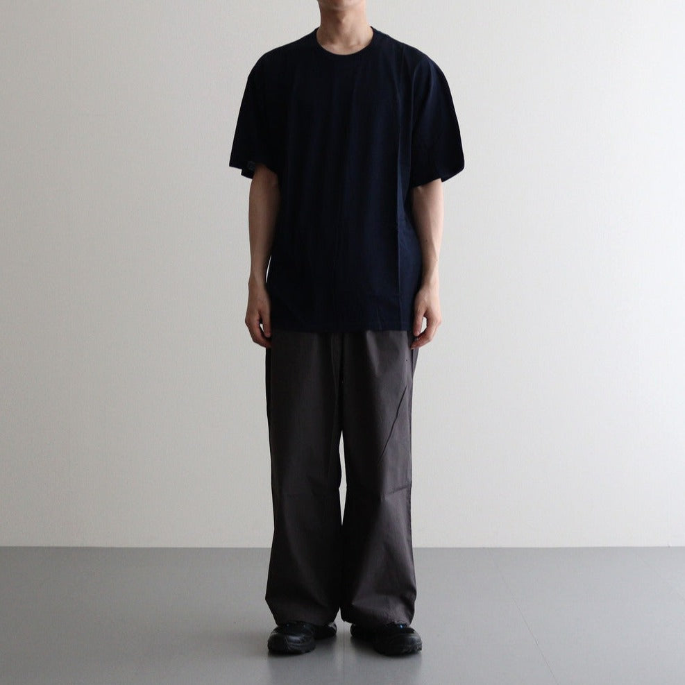 WASHABLE WOOL S/S TEE #NAVY [FSC241-70165B]