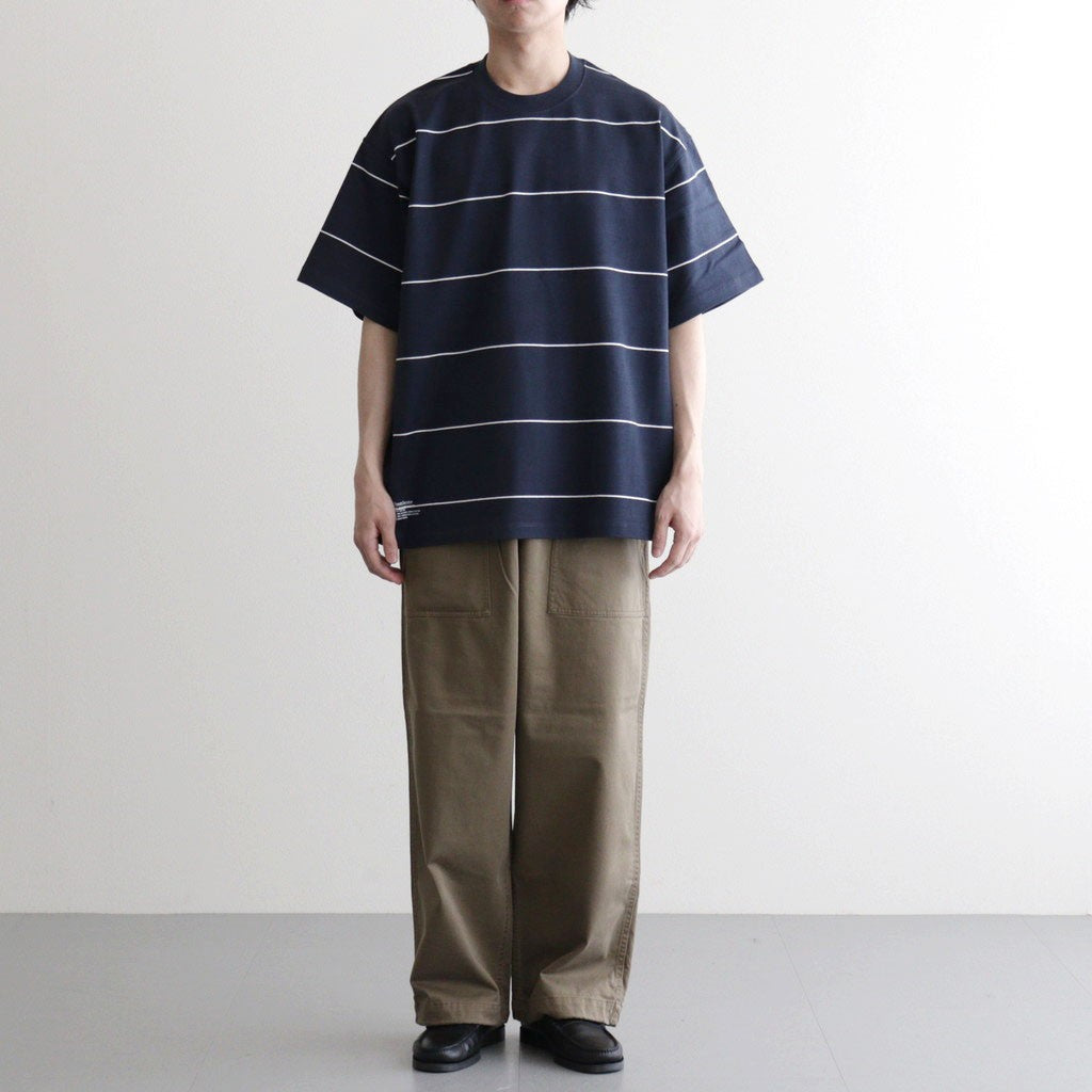 PIN BORDER S/S TEE #NAVY×WHITE [FSC261-70262] - ciacura 三重県