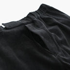 Soft Knit Corduroy Wide Tapered Chef Pants #BLACK [GM263-40112B]
