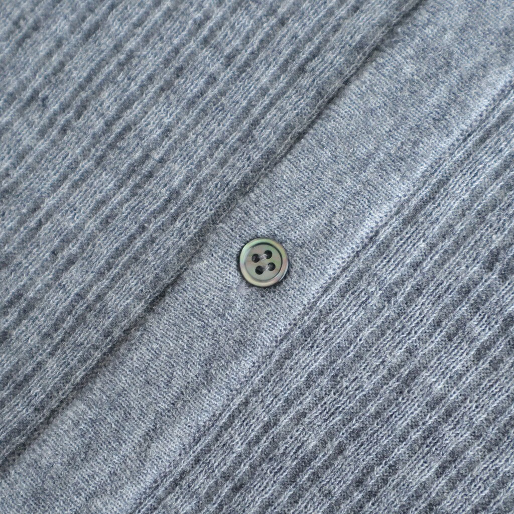 Crepe Knit Shirt #GRAY [2601-006]