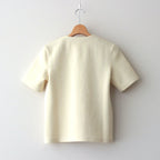 WETSUIT JERSEY LACE UP TEE #IVORY BEIGE [A25SP02WJ]
