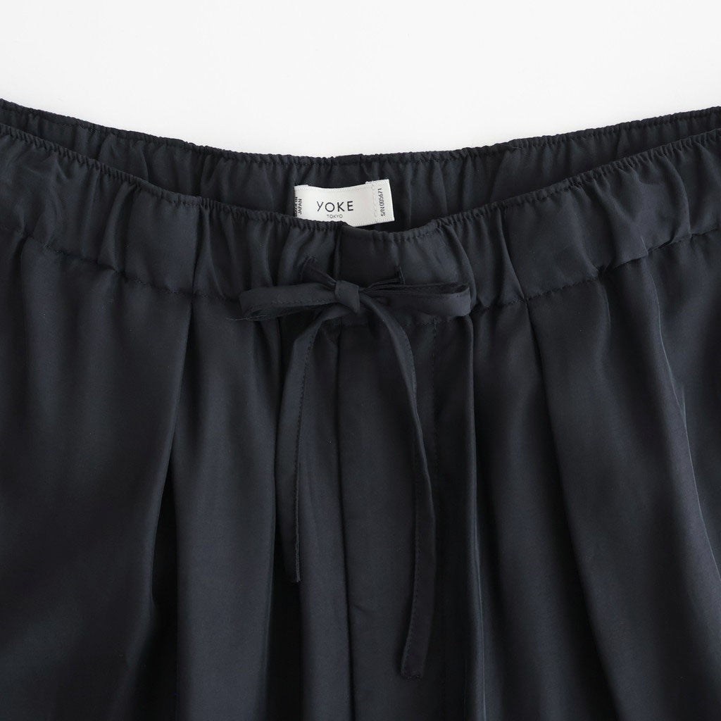 CUPRO EASY PANTS #BLACK [YK26SS01288P]