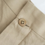 Chino Trousers - Wide Straight #KHAKI [11052601]