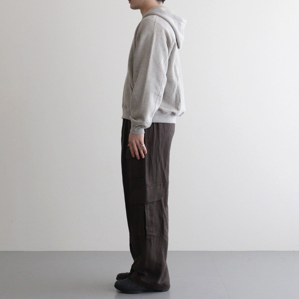 VIS/LI/RA TWILL CARGO TROUSERS #KHAKI BROWN [ST.1434]