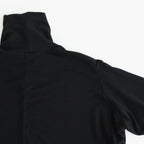 NTSNT - シルキーテンセル・ベアフライス タートルネックカットソー #95 Black [SN_NC0202TN]