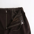 よそいきイージースラックス #DARK BROWN [D126-P112]