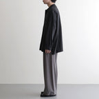 Wool Washer Tropical 2pleated Easy Trousers #GRAY [YK26SS01173P]