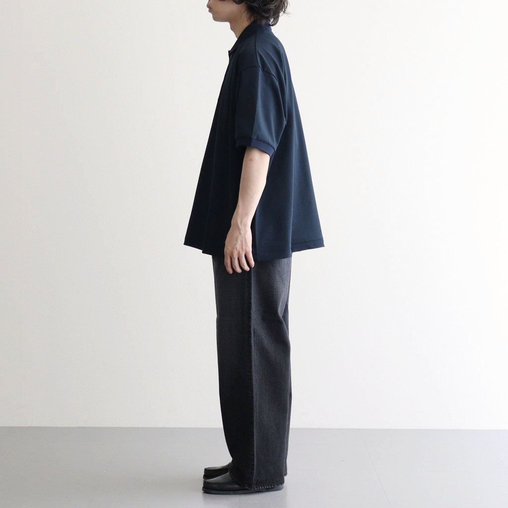 DRY PIQUE JERSEY S/S POLO #NAVY [FSC263-70036]
