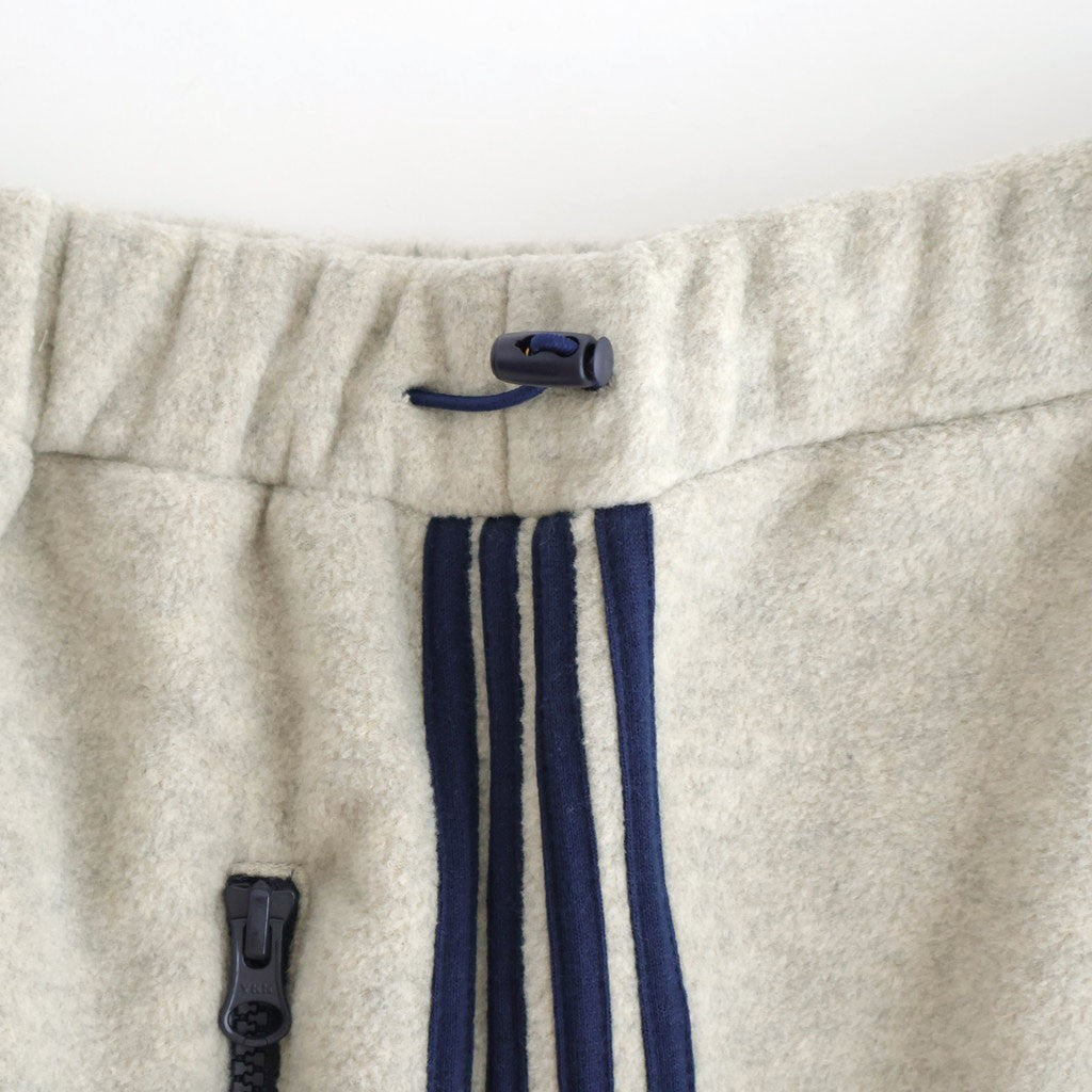Fleece Loose Fit Track Pants #OATMEAL [I25AW-BC122]