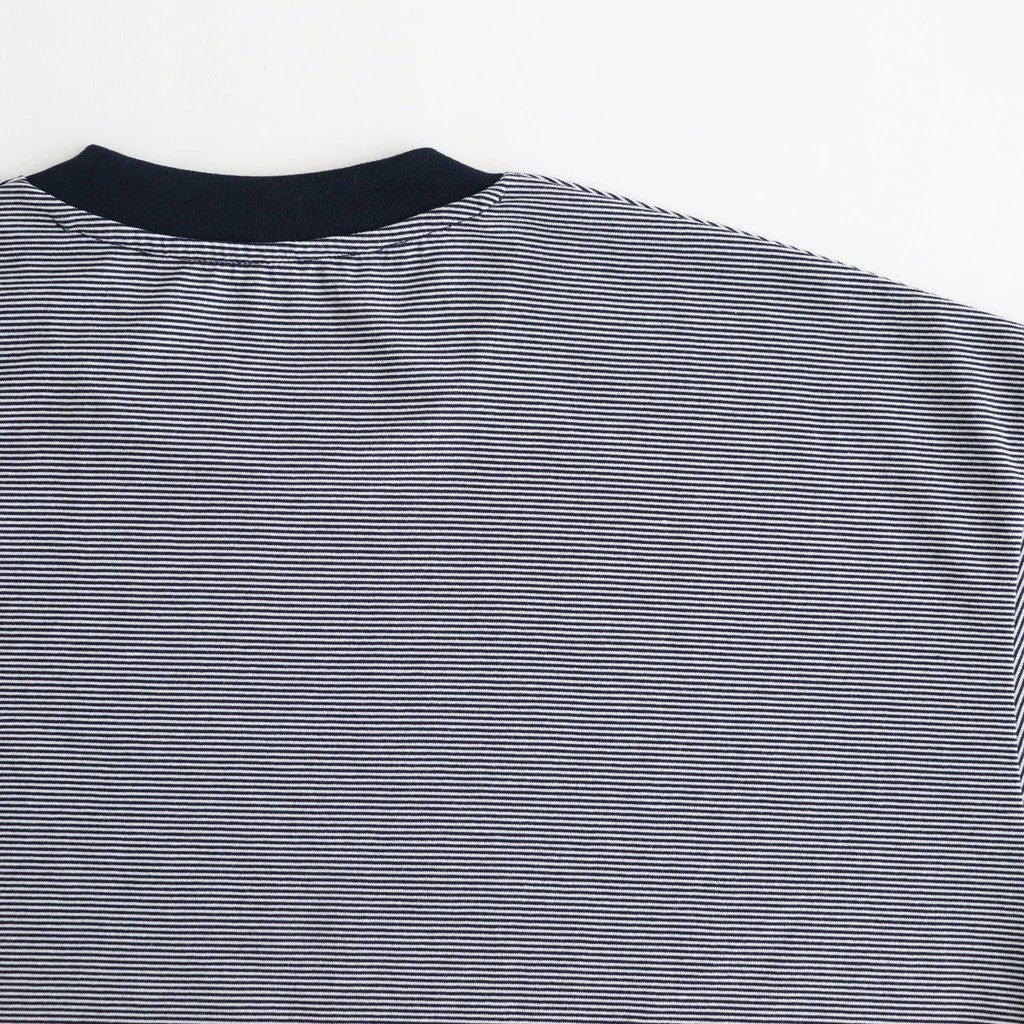 MICRO BORDER S/S TEE #WHITE×NAVY [FSC261-70167]