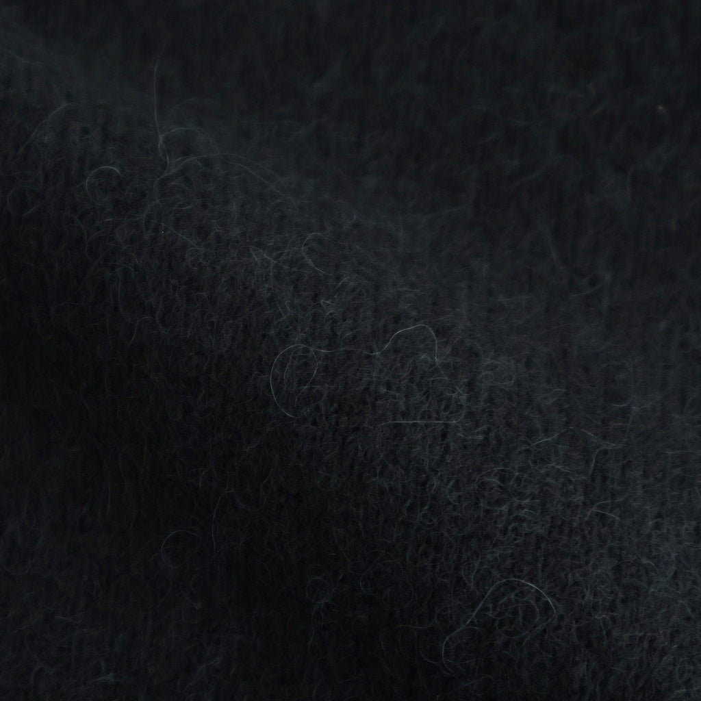 WOOL/ALPACA KNIT LOOSE TURTLE NECK PO #BLACK [ST.1295]