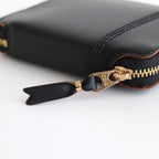 二つ折りZIP財布 - TRIPLE STITCH #Black [8Z-S210-051]