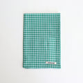 AIRY LIGHT COTTON CHECK SCARF #GREEN GINGHAM CHECK [A25SS03GC-W]