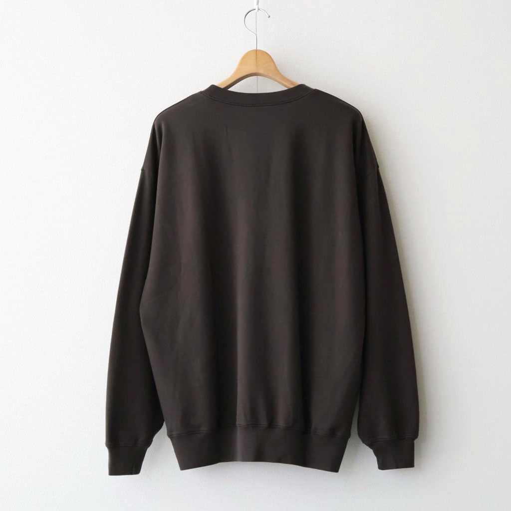 SUPER HIGH GAUGE SWEAT P/O #DARK BROWN [A26AP02CU]