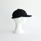 綿サージ ベースボールキャップ #BLACK [HN-K601-051]