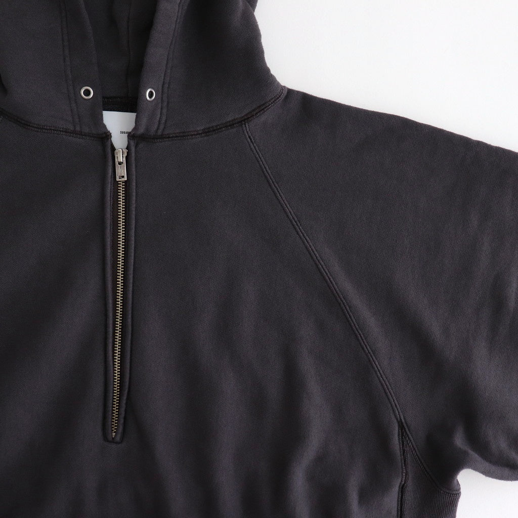 HALF ZIP HOODIE #PURPLE [25330901]