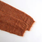 Shaggy V-Neck Pullover #ORANGE USED [I24AW-K17]