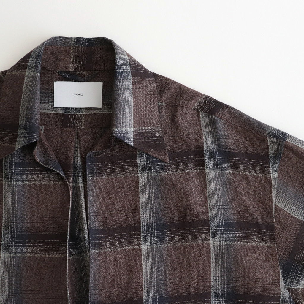 OMBRE SKIPPER BLOUSE #DARK PURPLE [2541000510]