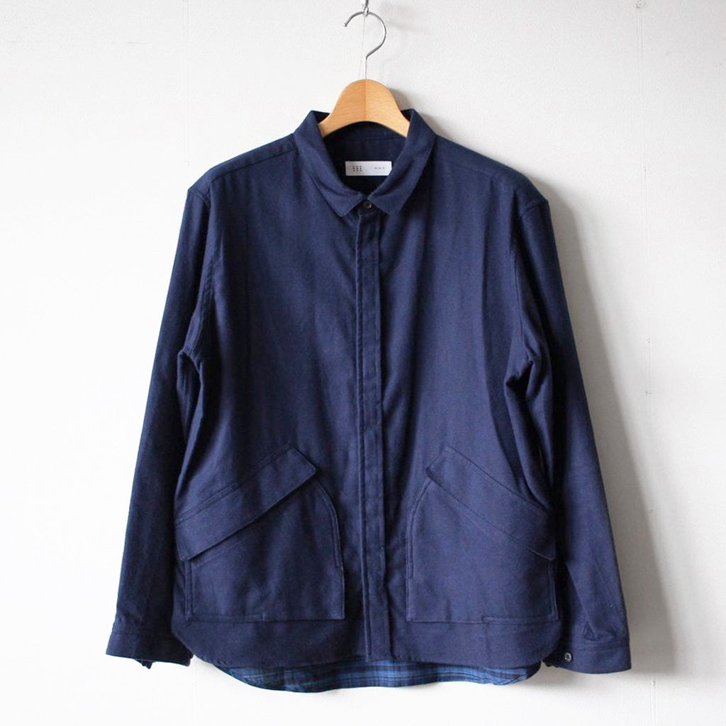 松阪木綿のポケットシャツ #NAVY