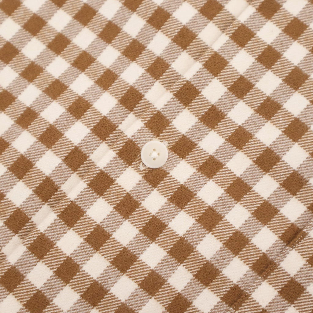 ボタンシャツ ワイド Button Shirt – Wide #BROWN-CH [11052102]