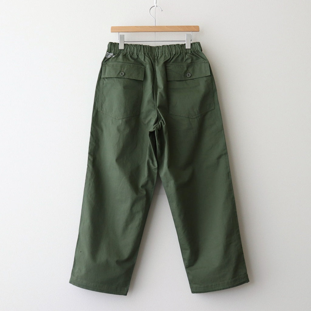 UTILITY BAKER PANTS #OLIVE [FSC251-40139]