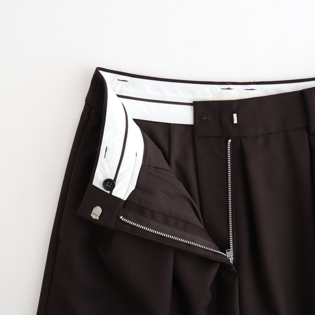 パンツ Twill Bermuda Pants D/BRN Twill Bermuda Pants D/BRN