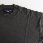 梳毛エステル天竺 セーター #CHARCOAL [HN-N001-051]