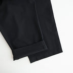 ウールポプリン トラウザーズ #BLACK [HQ-P102-051]