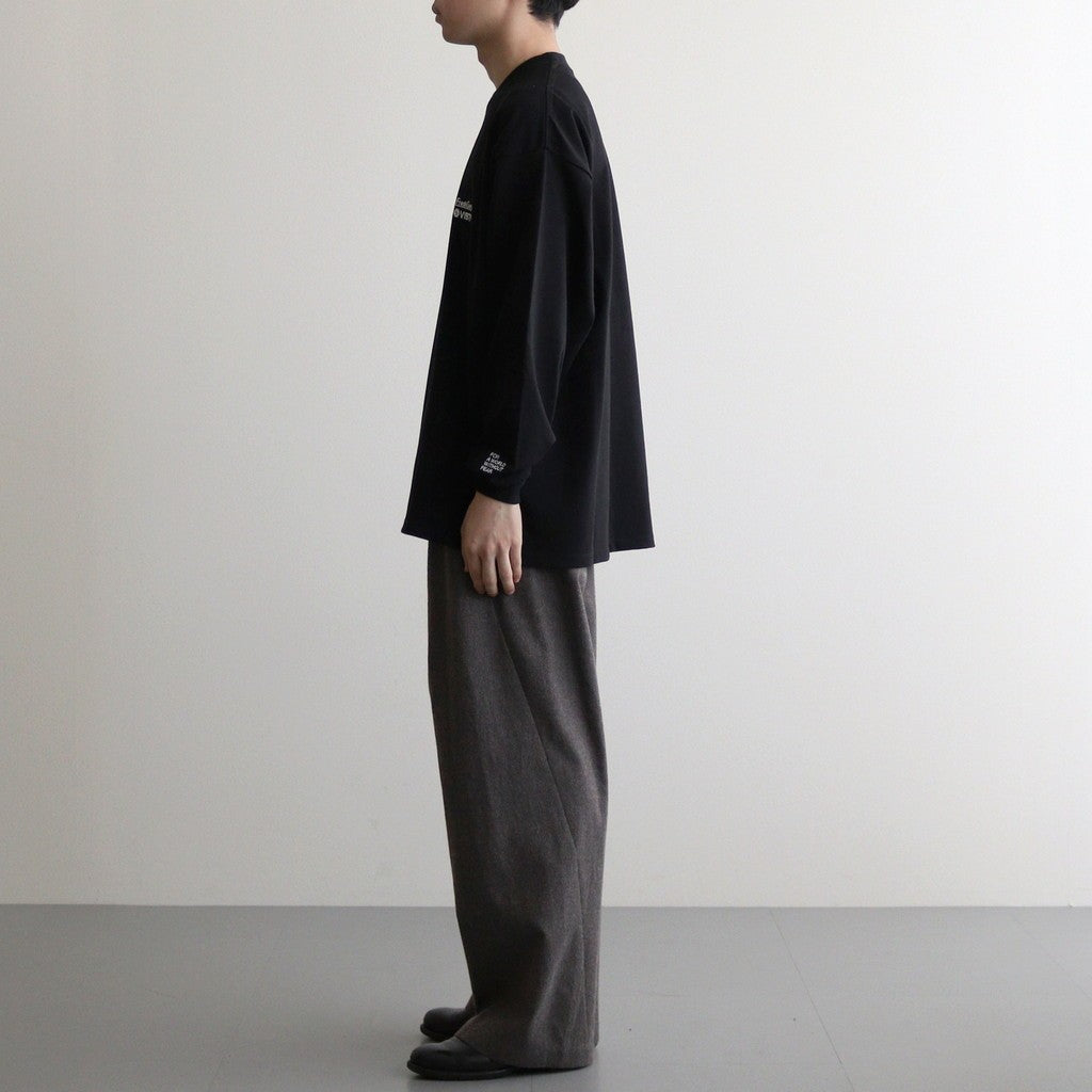 VIBTEX for FreshService L/S CREW NECK TEE #BLACK [FSC244-70177B]