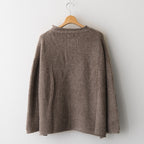 COMFORT BLEND YARN LOOSE FIT SWEATER #BROWN [N0011]