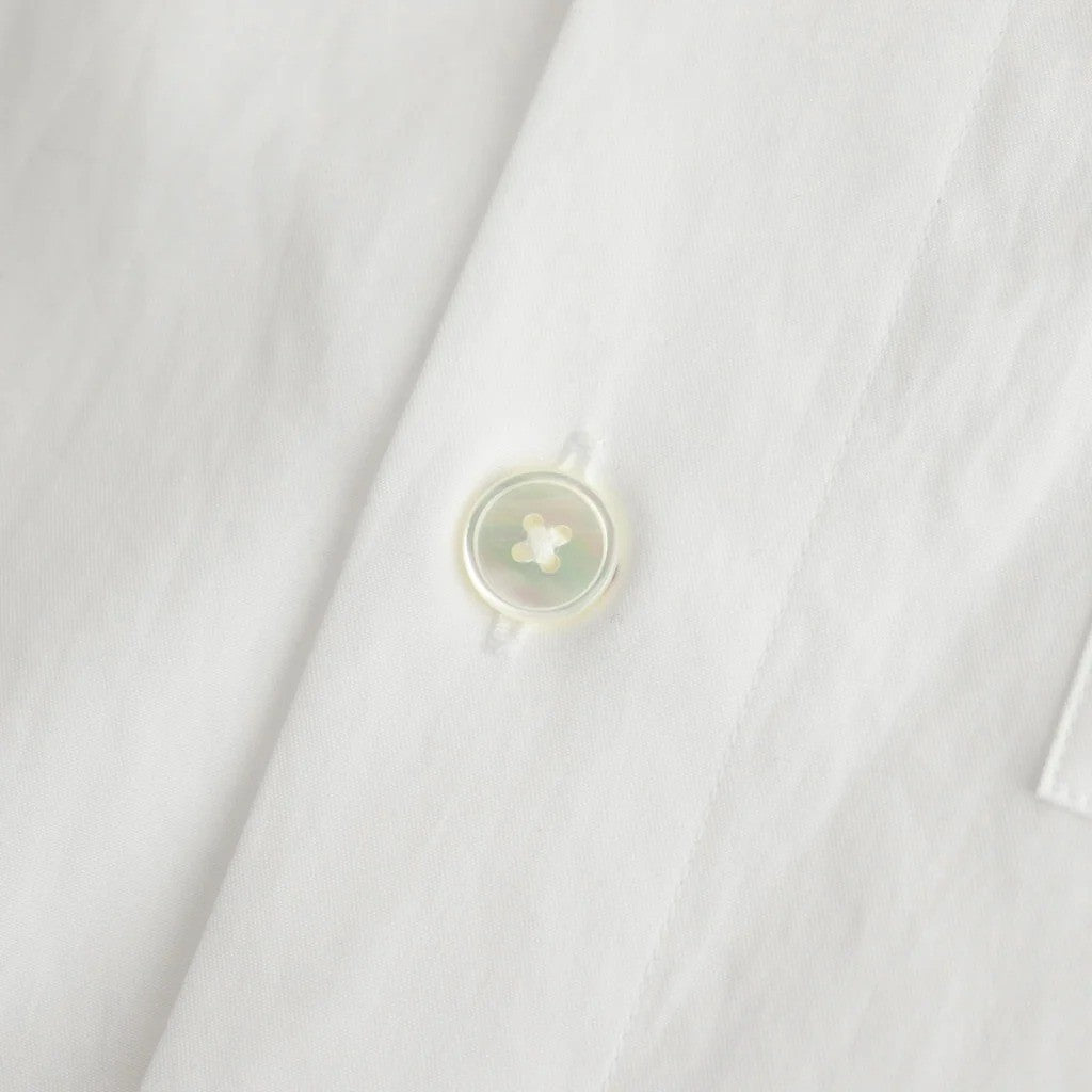 WASHED FINX TWILL BIG SHIRT #WHITE [A25AS02TN]