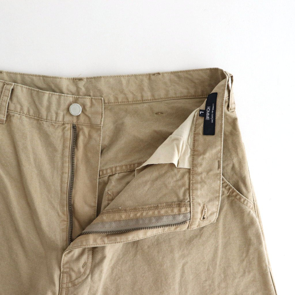 綿オックス 製品加工ワイドパンツ #BEIGE [HP-P008-051] – ciacura