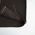 Co/Wo Moss Stitch Zip Blouson #BROWN [2603-003]