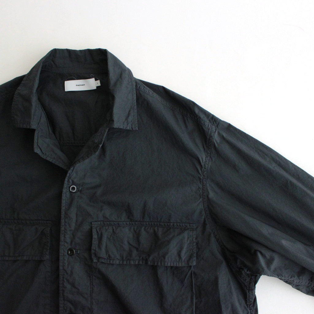Garment Dyed Typewriter Fatigue Shirt #GRAY [GM251-50091B]