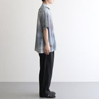 LANDSCAPE PRINTED OPEN COLLAR SHIRT #BLUE [YK25SS001003SH]