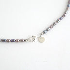 TWNKL PEARL NECKLESS #BLACK [SL020]