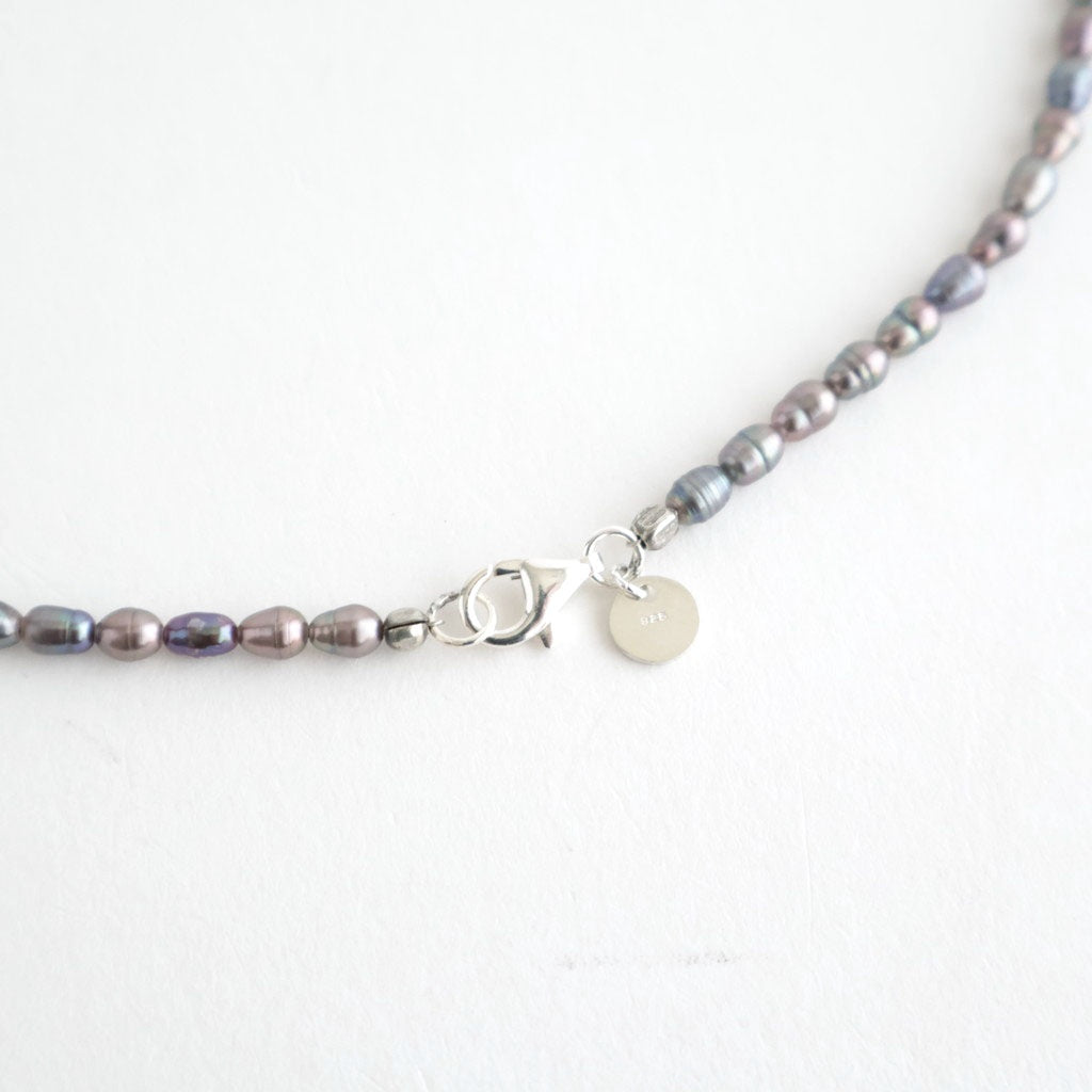 TWNKL PEARL NECKLESS #BLACK [SL020]