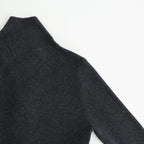 Halfzip Rib Knit #D/GRY [12610506]
