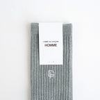 綿パイル刺繍ソックス #GRAY [HQ-K501-051]