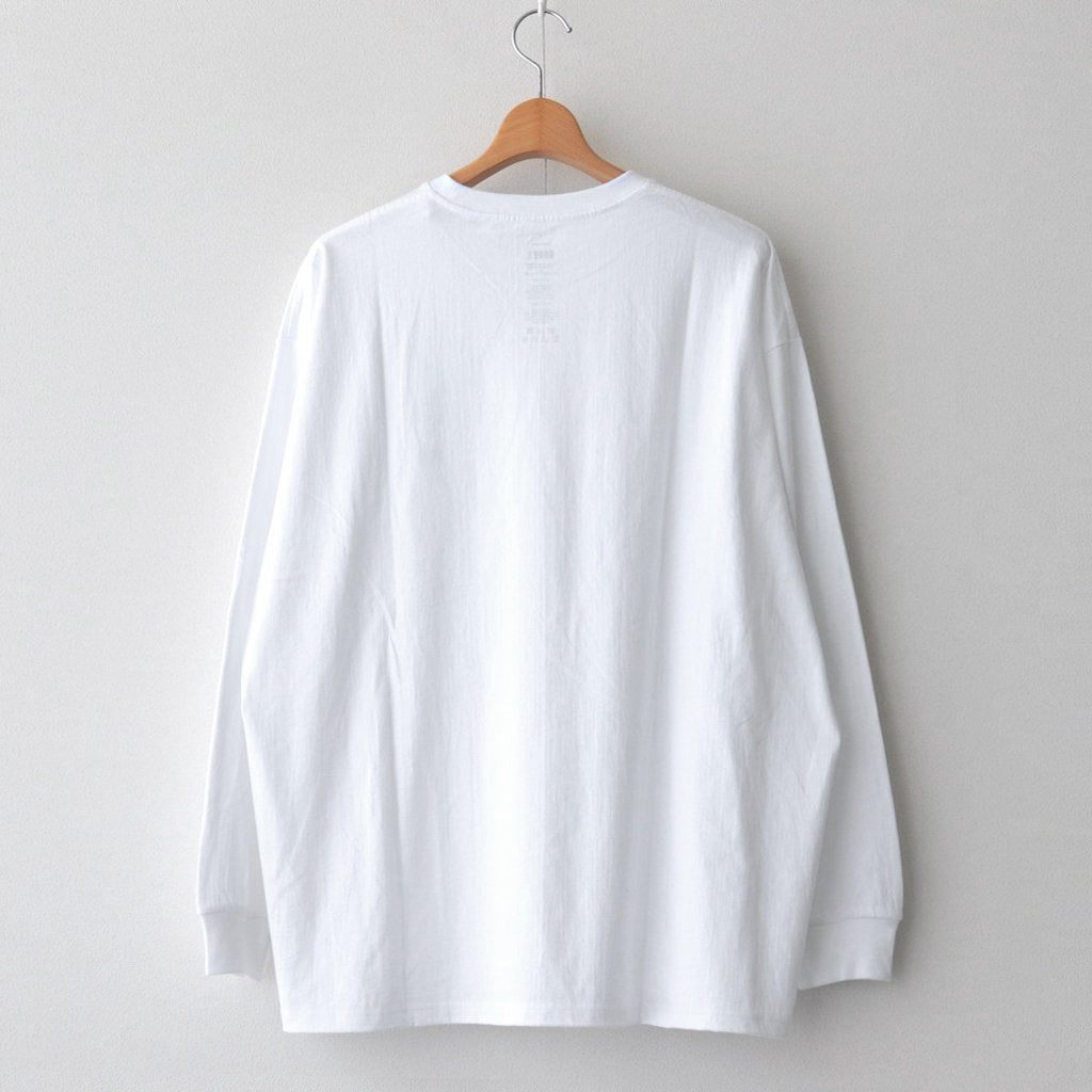 L/S Oversized Tee #WHITE [GU243-70105B]
