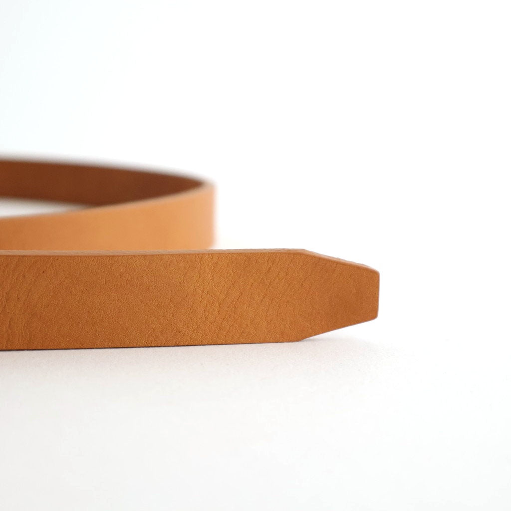 Double Buckel Leather Belt #CAMEL [YK26SS01262A]