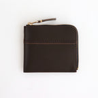 L字型ZIP財布 - TRIPLE STITCH #Brown [8Z-S310-051]