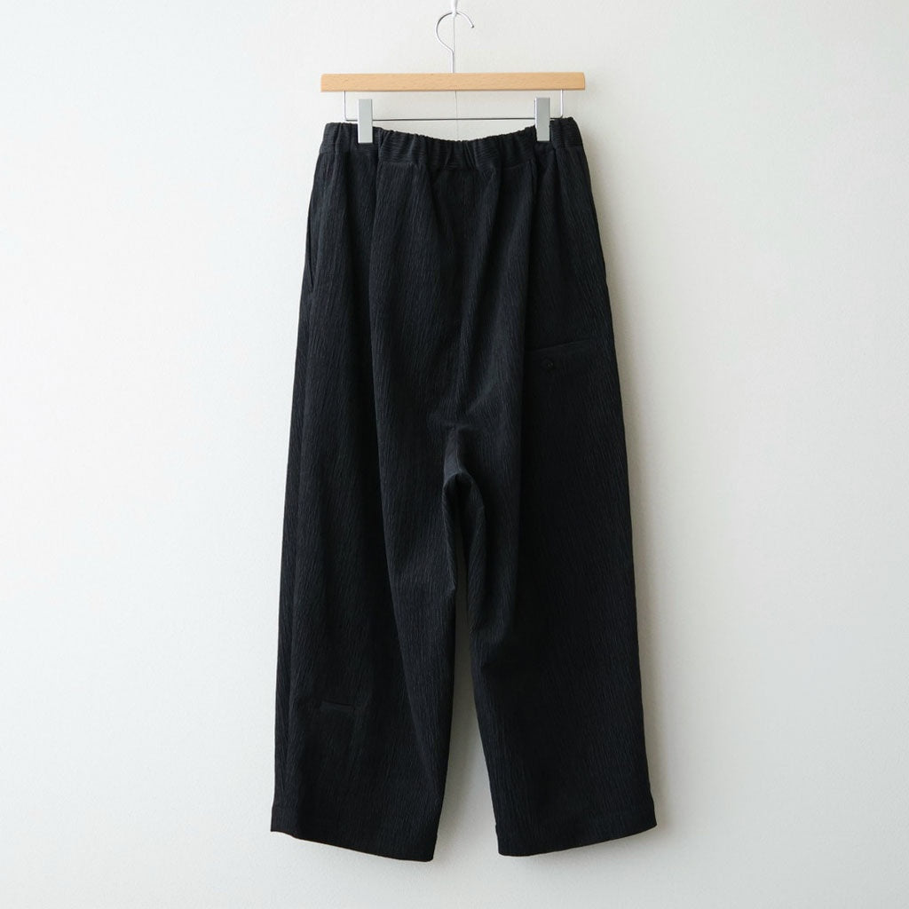 バークコーデュロイタックワイドPT #BLACK [D226-P203]