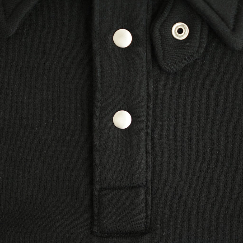 Half-Snap Sweatshirt #Black [OFH011PO61]