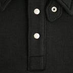 Half-Snap Sweatshirt #Black [OFH011PO61]