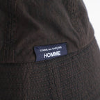 ナイロンオックス製品染セーラーハット #BROWN [HQ-K601-051]